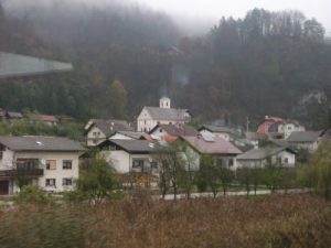 Train from Zagreb to Ljubljana The 3-hour ride between the Croatian