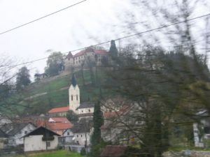 Train from Zagreb to Ljubljana The 3-hour ride between the Croatian