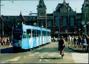Amsterdam city streets.
