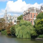 Amsterdam city scenic street views.