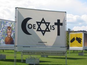 Amsterdam city street banner.