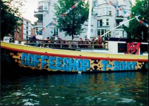 Amsterdam city coffee shop T-Boat.