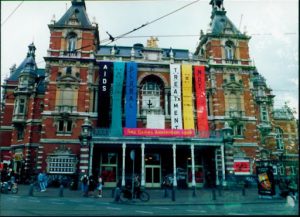 Amsterdam city Gay Games banner.