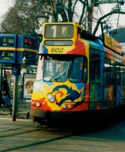 Amsterdam city train.