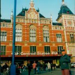 Amsterdam city Centraal Station.