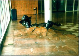 Amsterdam city sculpture.