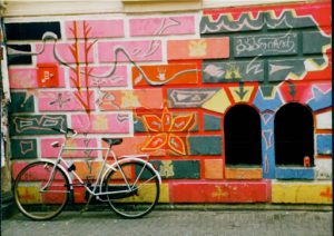 Amsterdam city wall art.