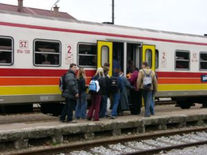 A train trip from the capital