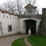 Entrance to the medieval castle.