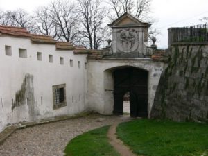 Entrance to the medieval castle.