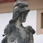 Ptuj - weather-worn statue