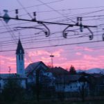 Sunset over Ptuj