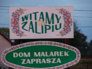 Poland Zalipie Painted Village - Witamy sign