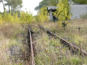 Railroad to Treblinka extermination camp