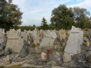 Rough stone monuments at Treblinka