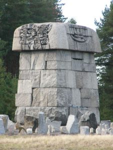 The central monument at Treblinka