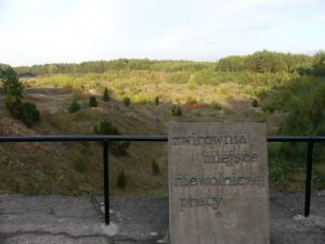 Quarry (?) open pit at