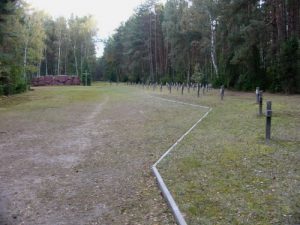 Memorial crosses at the Treblinka labor
