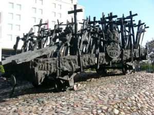 Warsaw Monument dedicated to Polish people deported by Russians and Soviets