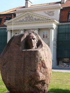 Warsaw - memorial in the old town center.