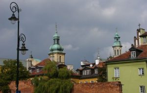 Warsaw - reconstructed old town center.