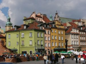 Warsaw - reconstructed old town center