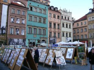 The beautifully rebuilt old town looks