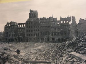 Warsaw's old town after the war.