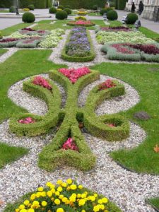 Wilanow Palace Three formal gardens exist on