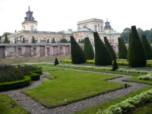 Wilanow Palace The park has been built