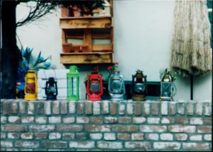 A collection of lanterns.