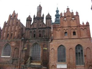 Gdansk - church walls and windows