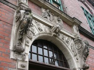 Gdansk -old city hall entry
