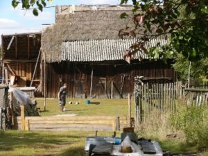 Kalisz rural area farmyard