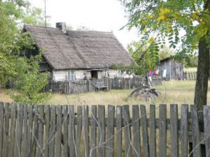 Kalisz rural area farmhouse