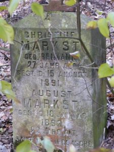 Kalisz rural area abandoned German cemetery