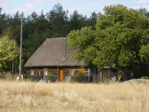 Kalisz rural area farmhouse