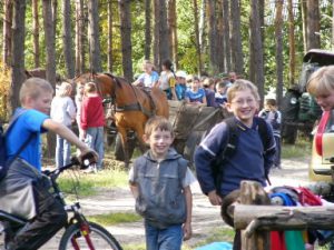 Kalisz rural area school outing