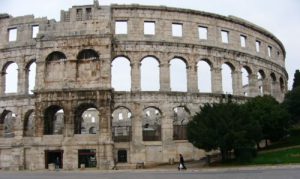 Pula has been Istria's administrative center since ancient Roman times. The