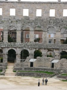 Pula has been Istria's administrative center since ancient Roman times.