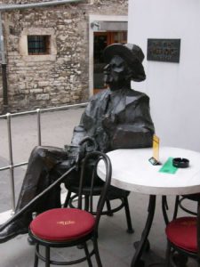 James Joyce statue in Pula