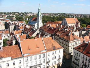 Kalisz city views from atop city hall