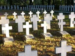 Kalisz city views - local cemetery