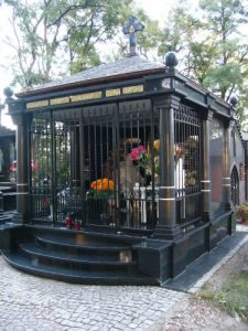 Kalisz city views - local cemetery