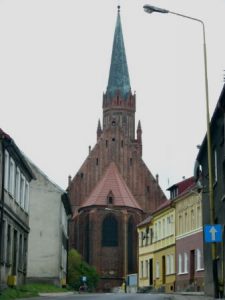 Kolobrzeg area beautiful gothic church