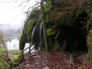 In Plitvice Lakes National Park sixteen lakes tumble into one