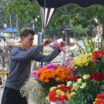 Flower Stand and Attendant