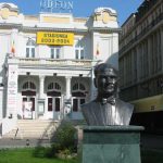 Odeon Theatre with Bust of Ataturk (of Turkey)