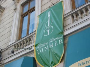 Restaurant Banner (Next to Concert Hall)