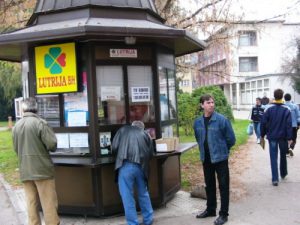 Lottery kiosk